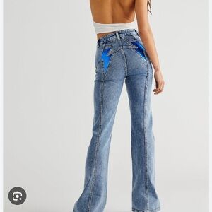 We The Free Thunderbird High Rise Flare Jeans